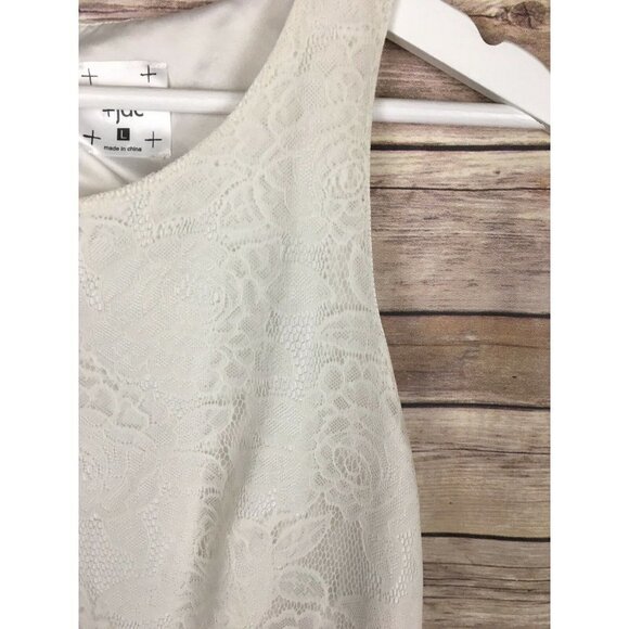 Mac & Jac Large Fit And Flare Dress Black Cream - Picture 3 of 5